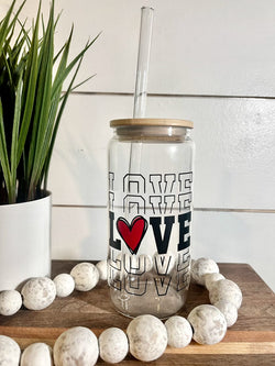 Love Glass Can