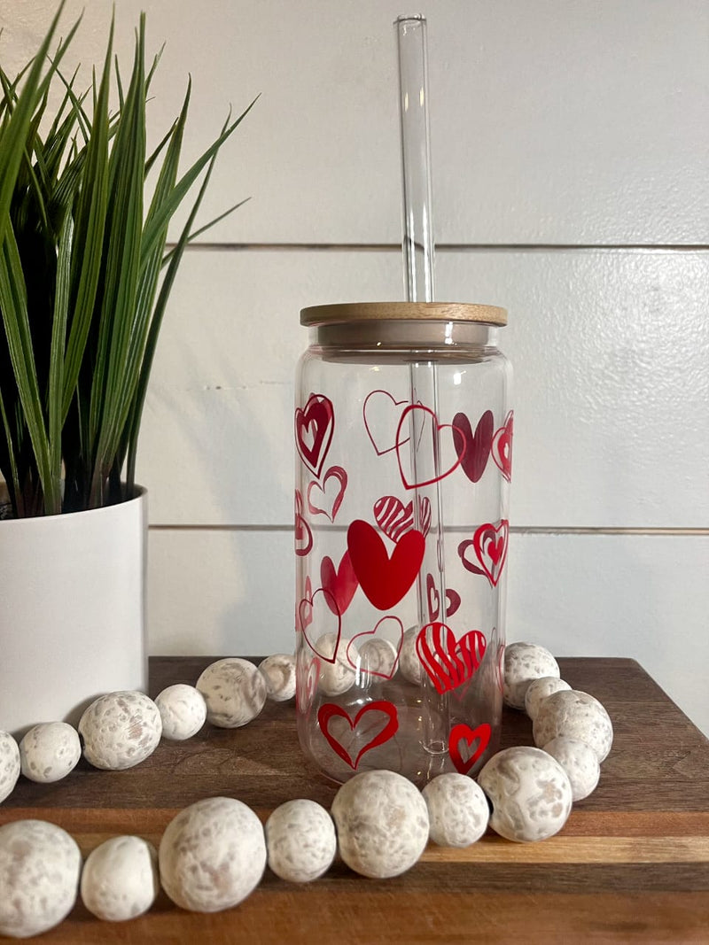 Heart Glass Can